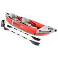 Надувная байдарка Excursion Pro K2 384х94х46см, алюм. вёсла 218см, насос 68605, до 180кг