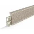 Плинтус напольный пластиковый ПВХ 10 шт. DECONIKA размер 70 мм 2,2м, цвет Дуб латте