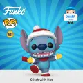 Фигурка Funko POP! Disney Lilo & Stitch Holiday Stitch with Hat (1503) 80037