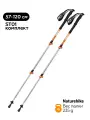 Треккинговые палки Naturehike ST01 57-120 см, золотые, 2 штуки