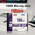 JVC BD-R XL 100GB Blu-Ray Disc/Recordable Disc, High Capacity Optical Disc, Printable, Single Disc in Box