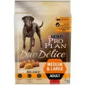 Сухой корм Pro Plan Duo Delice для взрослых собак средних и крупных пород, с высоким содержанием говядины 2,5 кг х 4шт