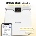 Умные весы напольные Futula Scale 6 белый, измерение 14 параметров тела
