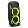 Портативная акустика Eltronic 30-38 CRAZY BOX 08, LED-подсветка, черный