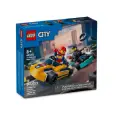 Конструктор LEGO City 60400 Картинг и гонщики, 99 дет.