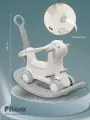 Качалка-каталка детская Pituso Альпака с толкателем цвет Бежевый