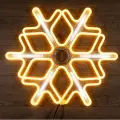 Neon-Night Фигура «Снежинка» из гибкого неона с эффектом тающих сосулек, 60х60 см, цвет свечения теплый белый/белый NEON-NIGHT