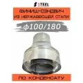 Финиш-сэндвич нерж. AISI 430-0,8/430-0,5 d100/180 по конденсату