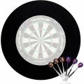 Защитное кольцо для дартс с дротиками черное
