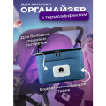Сумка органайзер для прогулочной коляски, термосумка, отделение для салфеток, синий