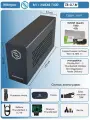 Внешняя видеокарта EGPu Wikingoo M1, NVIDIA Quadro T400 4Gb. Thunderbolt 3/4.