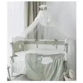 Балдахин Perina Бамбино, для детской кроватки, 180x450 см, цвет оливка