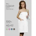 Набор для сауны VOTEX, килт вафельный банный универсальный 80х140, полотенце вафельное 50х70, белый, 100% хлопок