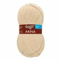 Пряжа Семеновская МШФ Arina 50% шерсть, 50% акрил 5 шт. х100г 123м №0671 кремовый