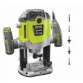 Фрезерная машина Ryobi RRT1600-K, 5133004796, мощность 1600 Вт, 26000 об/м ин, зеленый
