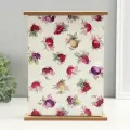 Ключница настенная Фрукты и ягоды, дерево, 6 крючков, 20x6.4x26 см
