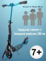 Складной городской самокат Vokul Scooter 200 Синий