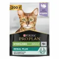 PRO PLAN Sterilised Renal Plus Сухой корм для стерилизованных кошек, с индейкой, 600 гр.