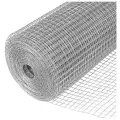 Сетка оцинкованная сварная заборная строительная ячейка 50 х 50 мм d=1,4 мм (рулон 1 х 25 м)