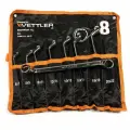 Набор ключей для автомобиля, 8 накидных ключей 6-22 мм, VETTLER RsS 8RT