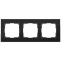 Рамка из металла на 3 поста Werkel Аluminium W0031708 черный алюминий