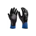Перчатки с полным нитриловым покрытием маслобензостойкие тонкие Зубр Профессионал, M 11279-M
