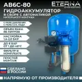 Гидроаккумулятор в сборе ETERNA АвтоБак АВ6С-80 (80 литров, вертикальный, подключение 1, фильтр в комплекте)