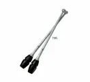 Булавы Chacott High-Grip Rubber Clubs 45,5 см 198 Silver