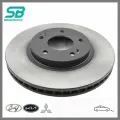 Тормозной диск SB Nagamochi BR11114T, для Mitsubishi, Citroen, Peugeot, передний, вентилируемый