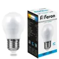 Упаковка светодиодных ламп 10 шт. Feron LB-95 25483, E27, G45, 7 Вт, 6400 К