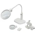 Лупа настольная с подсветкой для рукоделия и чтения, с креплением к столу, Hobby&Pro