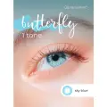 Цветные контактные линзы Офтальмикс Butterfly 1-тоновые (2 линзы) -1.50 R 8.6 Sky Blue(голубой)