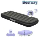 Надувной матрас Bestway серии Tritech Jr Twin 185х76х25 см, одноместный, темно-зеленый