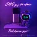 Умный робот - питомец с искусственным интеллектом EMO с зарядной станцией