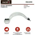 Рычаг Kortex для Audi Q5 08- пер. подв. нижн. зад. лев. OEM 3896601; 8K0407693AF; 8K0407693S; 8K0407693T; KSL5244