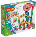 Динамический конструктор Bauer Весёлые горки, 56 деталей, для детей от 3-х лет, STEM