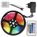 Светодиодная лента с пультом многоцветная Smarter 5м, 12В, IP65 RGB