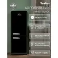 Холодильник TESLER RB-107 BLACK, черный, 107 л, морозильная камера снизу