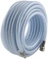 Шланг пневматический ПВХ, 10 x 16 мм, 18 бар, армированный, прозрачный, быстросъемное соединение, 15 м Stels 57025