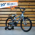 Велосипед детский 20 Rook Sprint, серый, на рост 110-135см, от 6 до 8 лет, для мальчика, для девочки