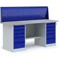 Верстак металлический ВП-6/1,6 с экраном (860/1360х1600х685мм)