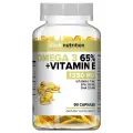 Omega 3 65% + Vitamin E, 1.35 г, 90 шт., 1 уп.