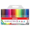 Набор фломастеров 24 цвета Пифагор (линия 1мм, вентилируемый колпачок) пластиковая упаковка (151092), 12 уп.