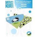 Двухсторонняя бандана на ошейник для собак Черная овечка размер L Max&Molly