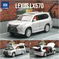1/32 Lexus LX570 LX600 SUV спортивный автомобиль JKM Премиум литая игрушка модель автомобиля миниатюрная фотоколлекция подарок для мальчиков для детей, Белый