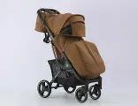 Прогулочная коляска Babalo future Амбровая, черная рама, всесезонная