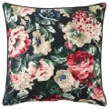 IKEA LEIKNY чехол на подушку, цветы черный/разноцветный, 50x50 см