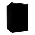 Шкаф холодильный с глухой дверью COOLEQ TBC-145S черный, мини-холодильник однокамерный для напитков