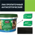 Лак акриловый пропиточный антисептический для дерева и камня VGT (0,9кг) венге