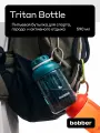 Бутылка для воды спортивная Bobber Tritan темно-бирюзовый, 590 мл